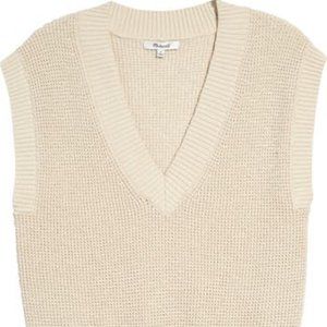 waffle v-neck sweater vest madewell